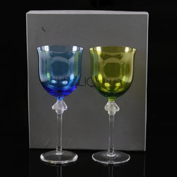 [LALIQUE] Laric Roxane Glass Wine Glass x 2 ROXANNE_A Rank