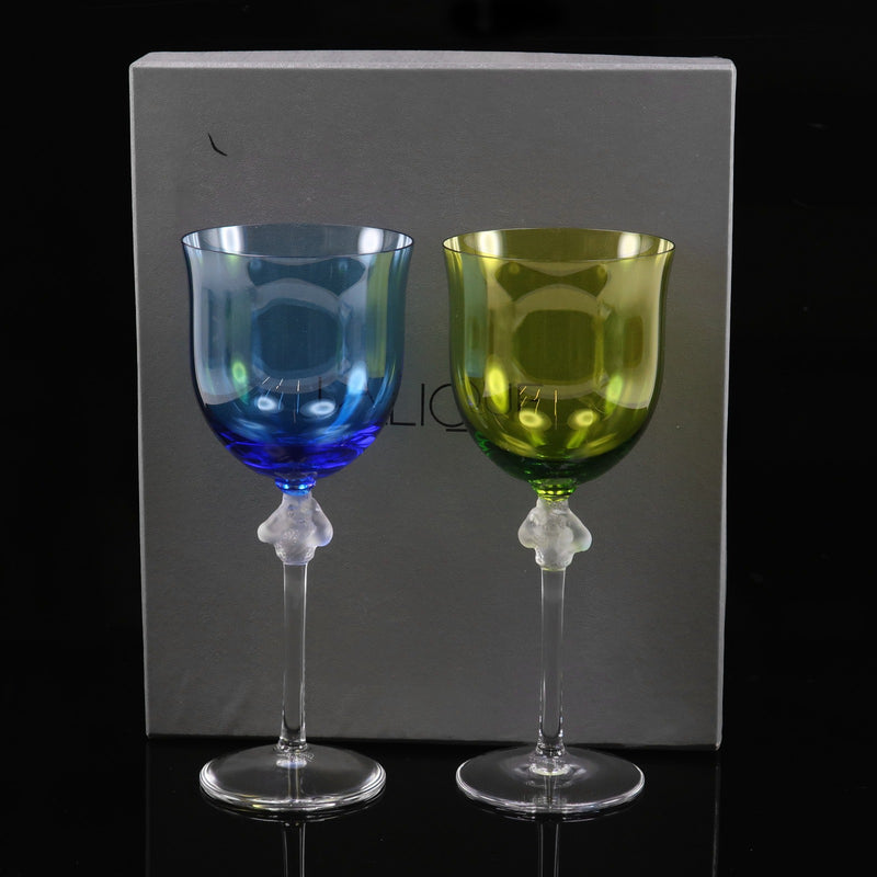 [LALIQUE] Laric Roxane Glass Wine Glass x 2 ROXANNE_A Rank