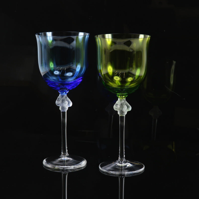 [LALIQUE] Laric Roxane Glass Wine Glass x 2 ROXANNE_A Rank