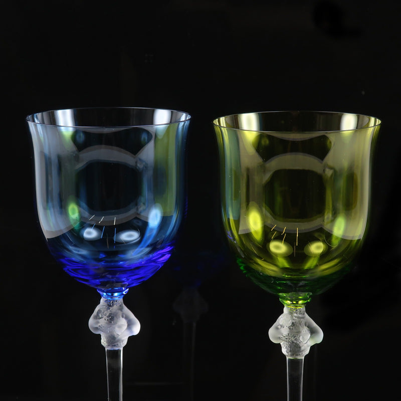 [LALIQUE] Lalic 
 Roxane glass 
 Wine glass × 2 ROXANNE_A Rank