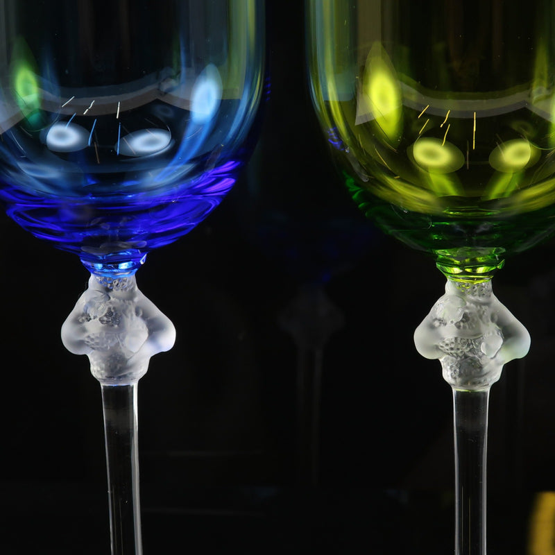 [LALIQUE] Lalic 
 Roxane glass 
 Wine glass × 2 ROXANNE_A Rank