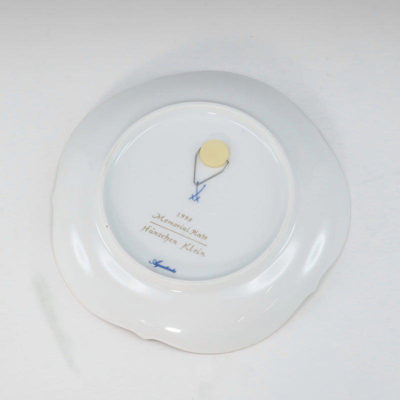 [Meissen] Meissen 
 Small hand object 
 1998 Memorial Plate Year Plate Little Hans _a+Rank