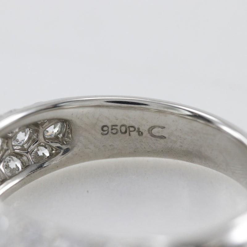 [CHAR] 차르 
 13호 링스 
 71RB220 Pt950 플래티넘 x 다이아몬드 D2.04 스탬프 약. 6.3g 레이디스 A랭크