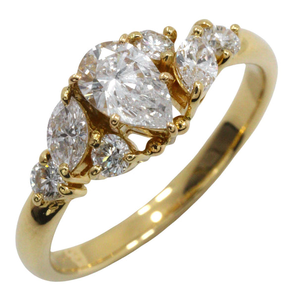 【MONNICKENDAM】モニッケンダム ペアシェイプ リング・指輪
 11.5号