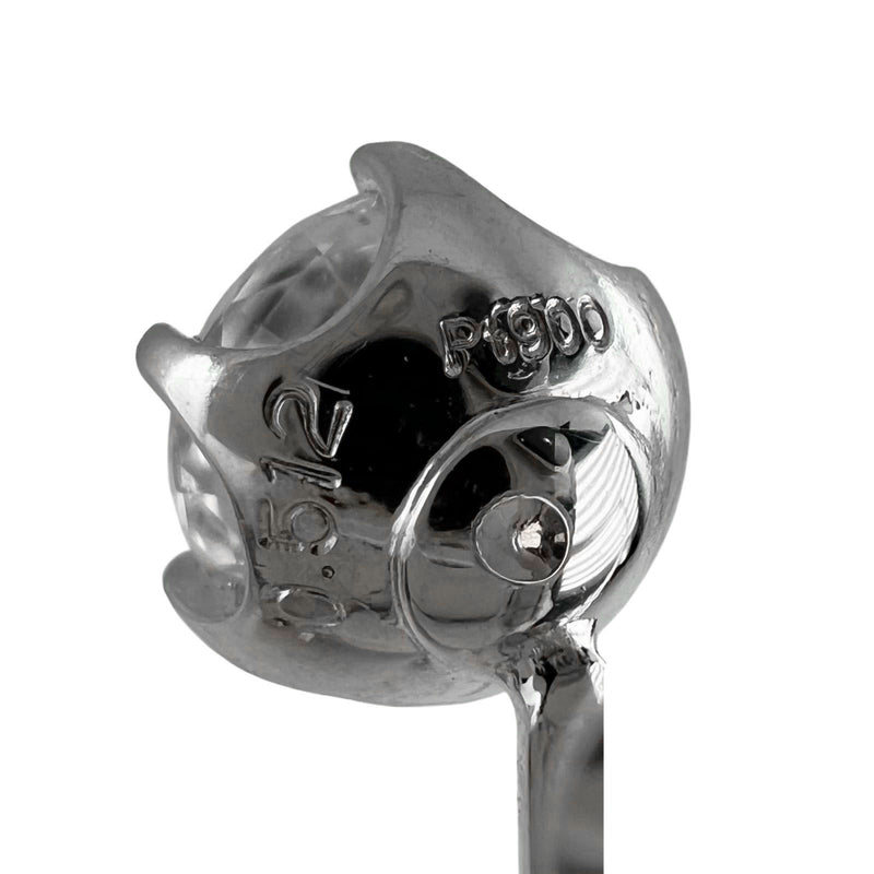 귀걸이 
 K14 화이트 골드 x 다이아몬드 0.512/0.506 조각 약. 2.2g 레이디스 A랭크