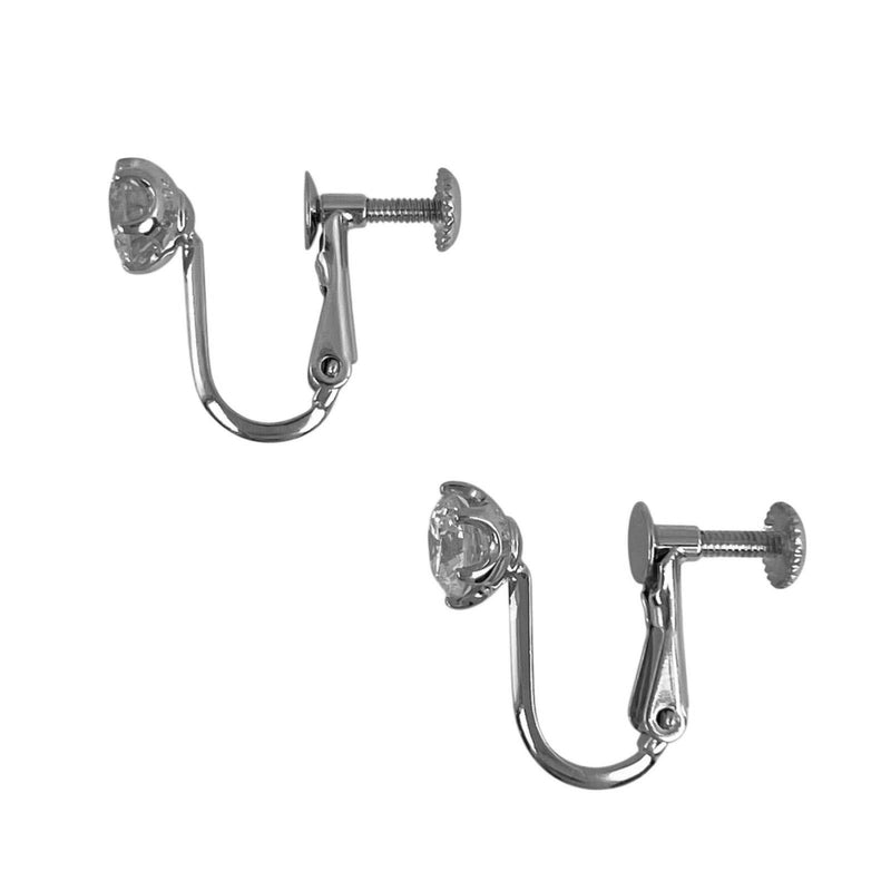 귀걸이 
 K14 화이트 골드 x 다이아몬드 0.512/0.506 조각 약. 2.2g 레이디스 A랭크