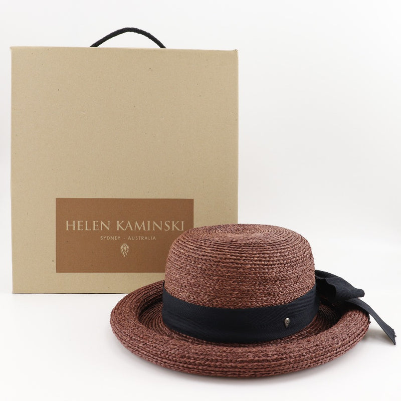 [Helen Kaminski] Helenkaminski滚动其他帽子Raffia Raffia Rolled Ladies A等级