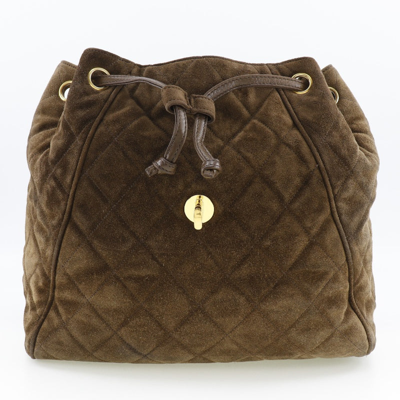 [Chanel] Chanel Matrasse sac à dos de jour coco mark sweed x gold placing the épaule A5 tour de virage malilase dames