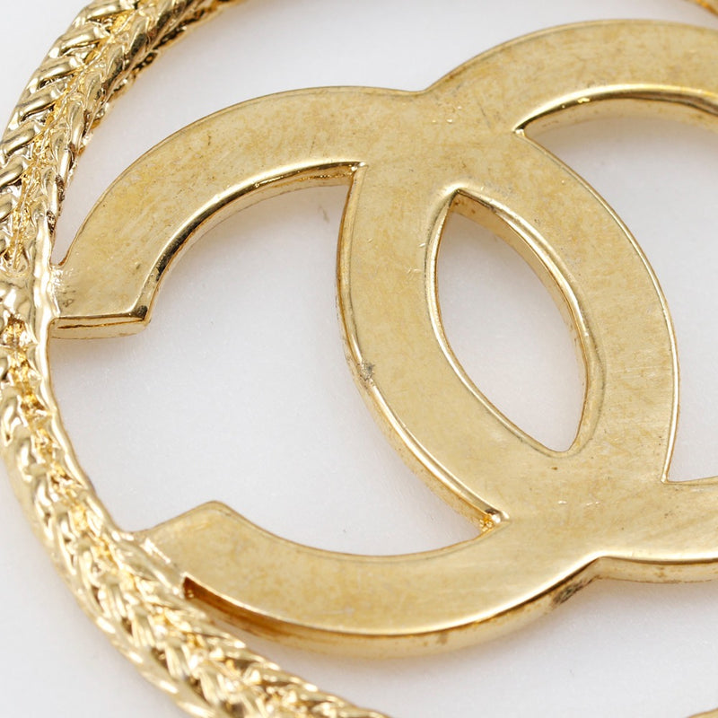 [CHANEL] Chanel COCO Mark Keychain vintage Plated Gold 28 engraved COCO Mark Ladies