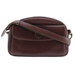 [Cartier] Cartier Must Line Shoulder Bag Vintage Calfskin Bordeaux diagonally hanging shoulder 2way Fastener Must LINE Ladies B-Rank