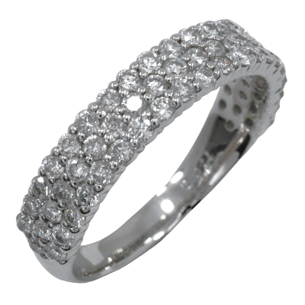 Bague demi-éternité taille 13,5