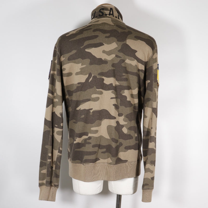 [Avirex] Avirex Camuflage Blouson Camuflage Algodón Verde Camuflage para hombres