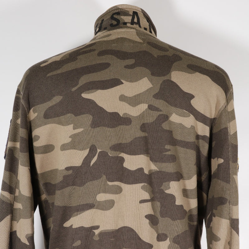 [Avirex] Avirex Camouflage Blouson Camouflage coton Camouflage vert masculin