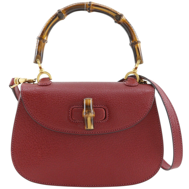 【GUCCI】グッチ バンブー 2WAYショルダー ハンドバッグ
 000.2113.0188