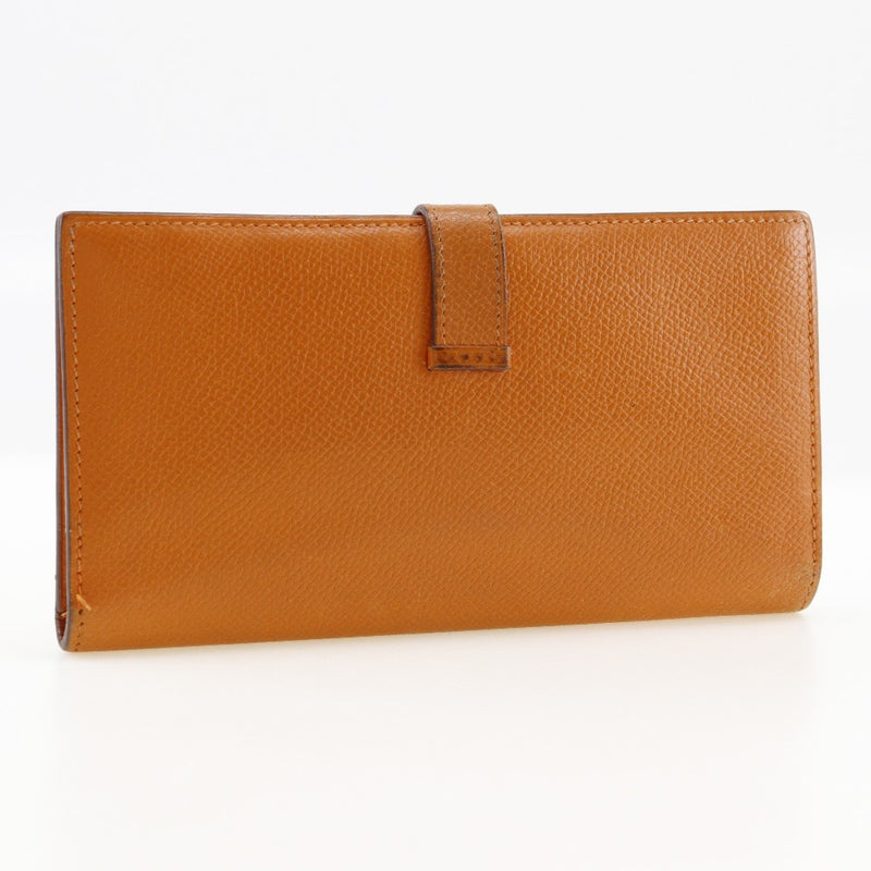 [HERMES] Hermes 
 Bean Purse
 Leather orange □ I engraved beltHardware Bean Ladies B-Rank