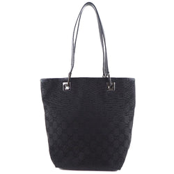 [GUCCI] Gucci 
 Handbag 
 31244 GG Canvas Black Open Ladies