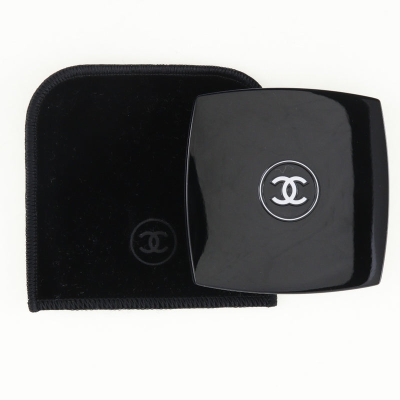 [CHANEL] Chanel 
 Miller hand mirror / compact 
 PlatStick Black Mirror Ladies A Rank