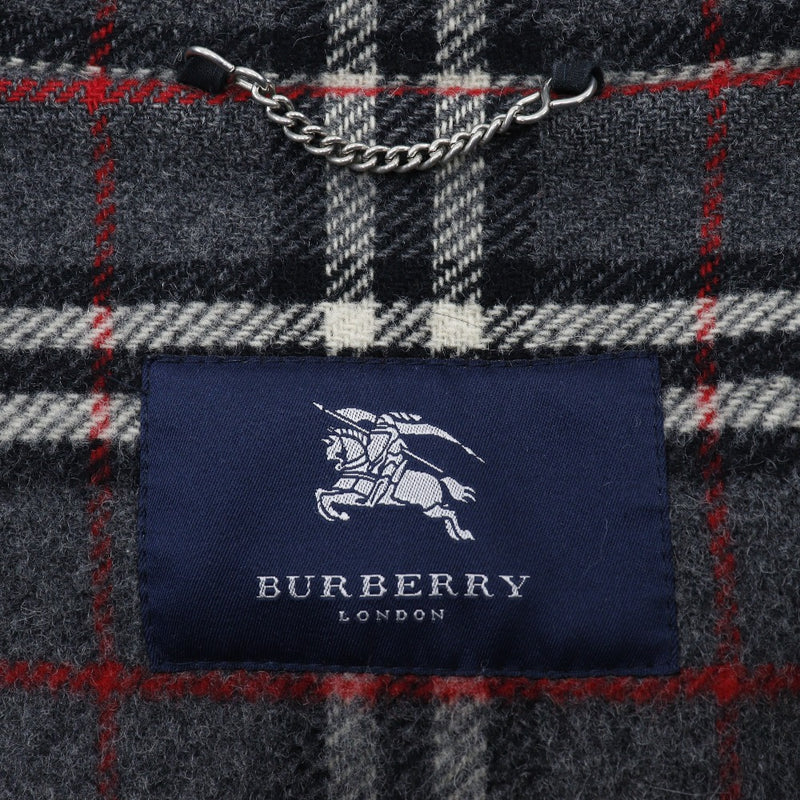 [Burberry] Burberry 
 Abrigo especializado de revestimiento de lona de lona 
 Revestimiento de lona especial de lana gris para hombres