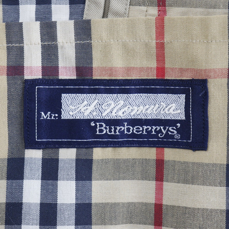 [Burberry] Burberry 
 Burberry's Novacheck Sten Color Court 
 WR055-940 Cotton beige Burberry's Nova Check Men's