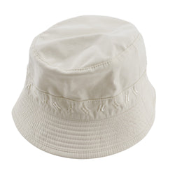 [HERMES] Hermes 
 Bucket hat hat 
 H logo embroidery polyester x nylon off white Bucket Hat Ladies