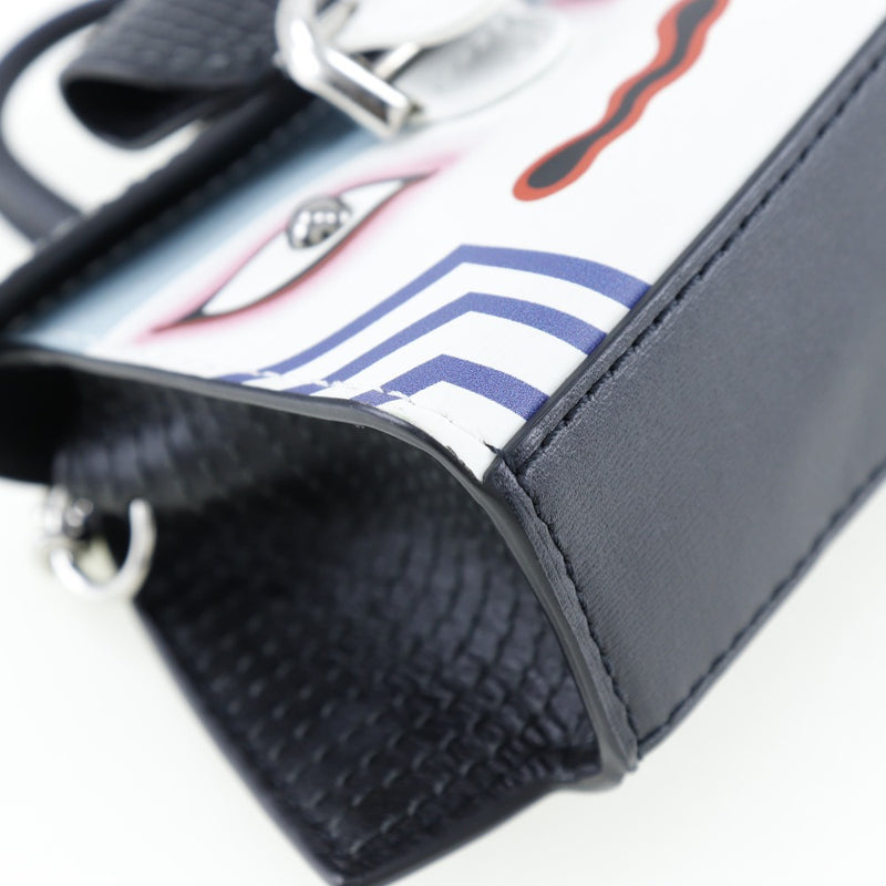 [Delvaux] Delvaux 
 Mini Tulle Nippon Charm 
 KABUKI leather black/white miniature nippon unisex A-rank