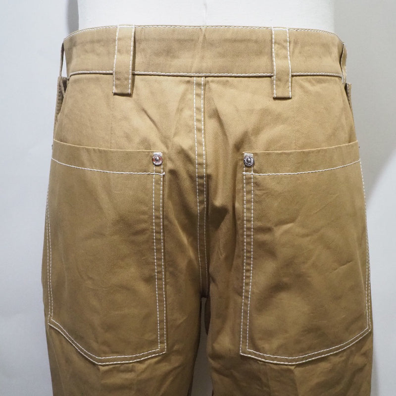 [Burberry] Burberry 
 pantalones 
 Cotton Canvas Dark Honey 8012449 1003 Rango de unisex grabado