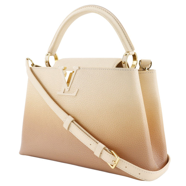 [Louis Vuitton]LOUIS VUITTON
 Bolso de pm de capsina 
 PARCELA 2 VAYO M53250 × TRILON DE CUERO BEIGE DE BEIGE TR1129 arcón de hombro diagonal grabado por el hombro 2way A5 Flap Capusine PM Damas A-Rank A-Rank