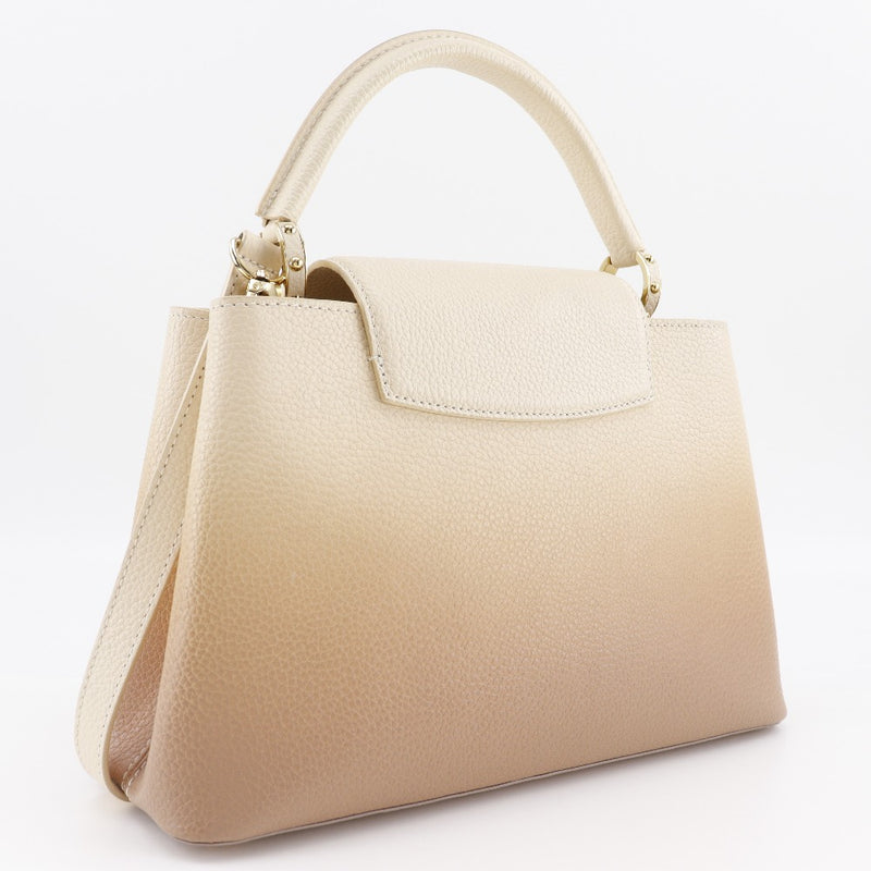 [Louis Vuitton]LOUIS VUITTON
 Bolso de pm de capsina 
 PARCELA 2 VAYO M53250 × TRILON DE CUERO BEIGE DE BEIGE TR1129 arcón de hombro diagonal grabado por el hombro 2way A5 Flap Capusine PM Damas A-Rank A-Rank