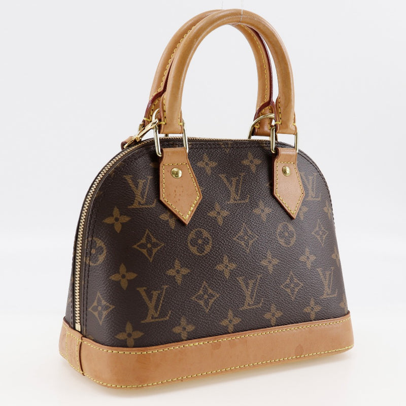 【LOUIS VUITTON】ルイ・ヴィトン
 アルマBB ハンドバッグ
 2WAYショルダー M53152 モノグラムキャンバス 茶 SN3199刻印 斜め掛け 手提げ 2way ダブルファスナー Alma BB レディース