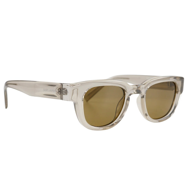 [Saint Laurent Paris] Sun Laurent 
 Lunettes de soleil en forme de Boston 
 SL675 004 Plastic Clear Brown 46 □ 22 Gravure Boston Forme Unisexe A RANG