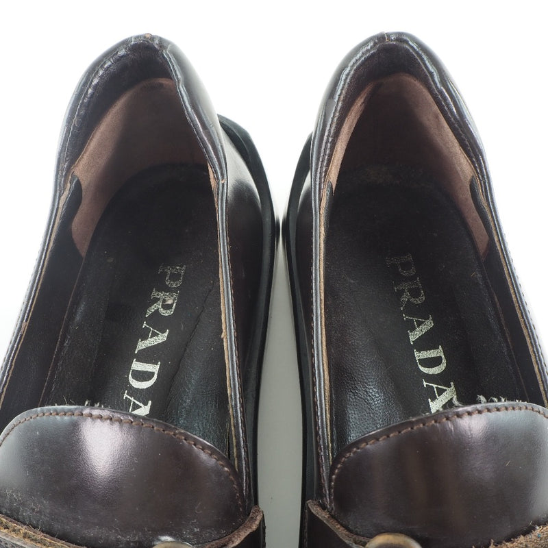 [PRADA] Prada 
 Loafer 
 Leather black ladies