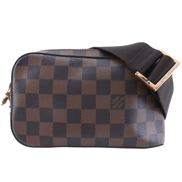 [Louis Vuitton]LOUIS VUITTON Geronimos Shoulder Bag N51994 Dami Cambus Brown Diagonal shoulder Fastener Geronimos Unisex