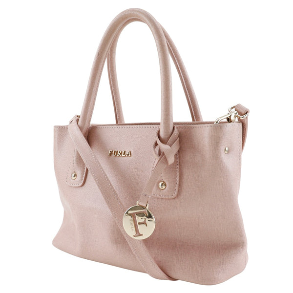 [FURLA] Furla 2WAY shoulder handbag leather Raspberry Pink Diagonal Handscape 2WAY Open 2WAYSHOULDER Ladies