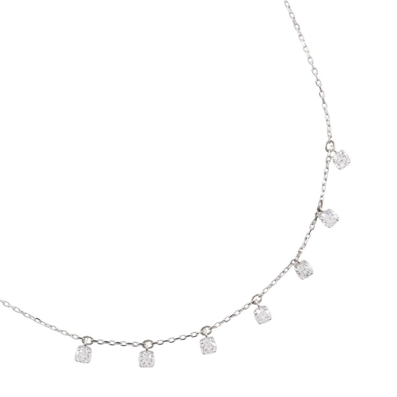 【SWAROVSKI】スワロフスキー 7Pストーン ネックレス