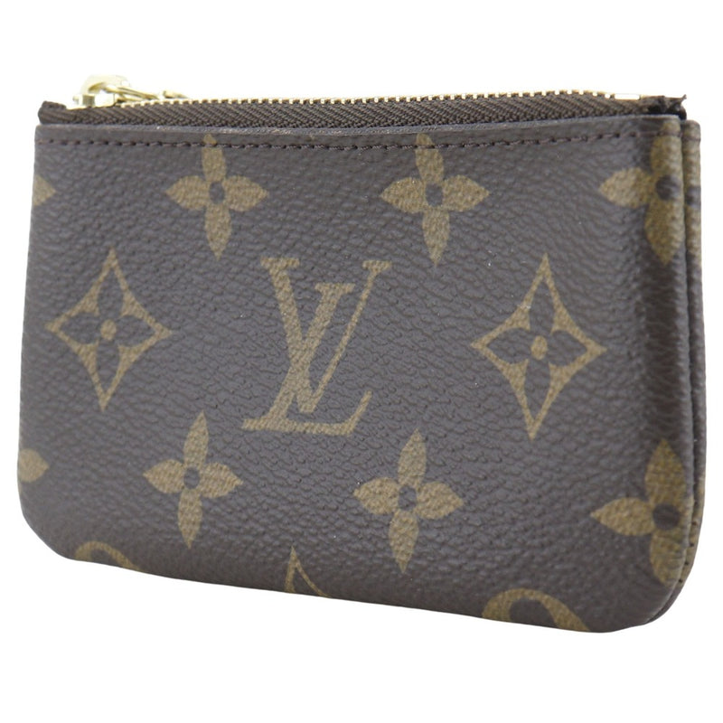 【LOUIS VUITTON】ルイ・ヴィトン
 ポシェットクレ コインケース
 M62650 モノグラムキャンバス 茶 CT4157刻印 ファスナー Pochette Cre ユニセックスA-ランク