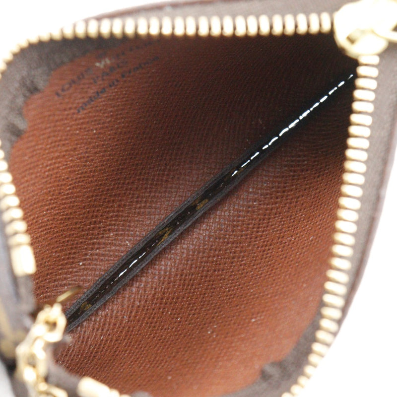 【LOUIS VUITTON】ルイ・ヴィトン
 ポシェットクレ コインケース
 M62650 モノグラムキャンバス 茶 CT4157刻印 ファスナー Pochette Cre ユニセックスA-ランク