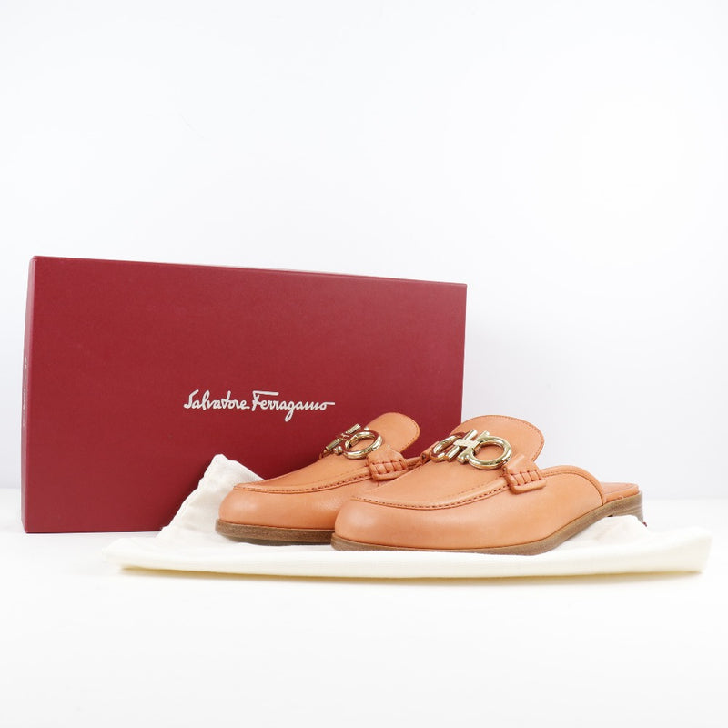 [Salvatore Ferragamo] Salvatore Ferragamo 
 mu子 
 Ganchini Viggio Calf Orange Ladies的等级