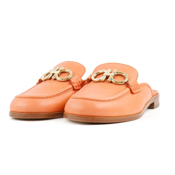 [Salvatore Ferragamo] Salvatore Ferragamo 
 mu子 
 Ganchini Viggio Calf Orange Ladies的等级