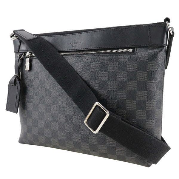 【LOUIS VUITTON】ルイ・ヴィトン
 ミックPM ショルダーバッグ
 N40003 ダミエグラフィットキャンバス 黒 CA4198刻印 斜め掛け 肩掛け A4 ファスナー Mick PM メンズ