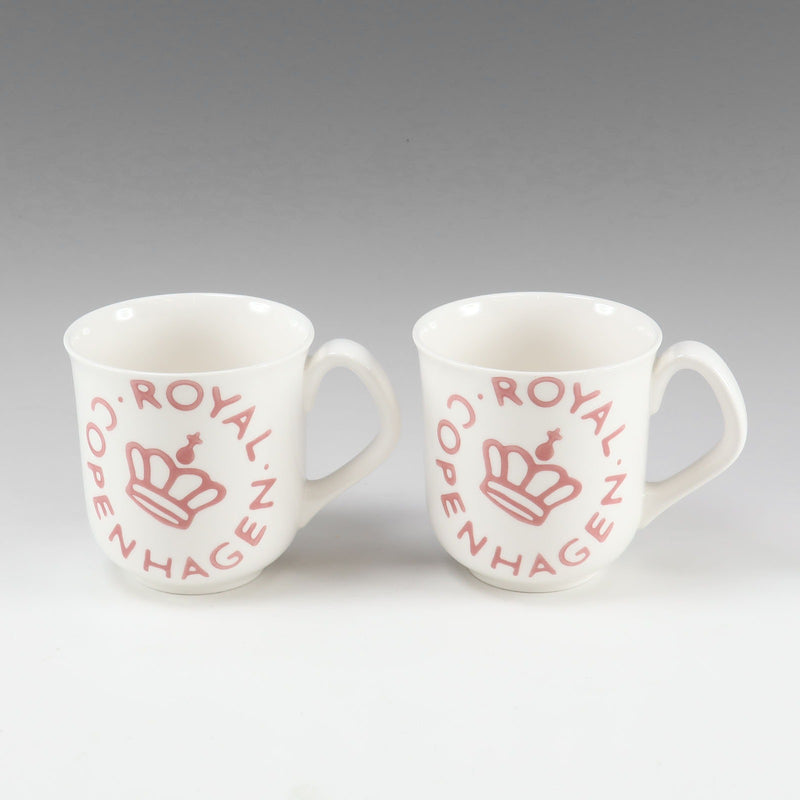 【Royal Copenhagen】ロイヤルコペンハーゲン
 ファイアンス(FAJANCE)  食器
 マグカップ×2 Faience (FAJANCE) _A+ランク