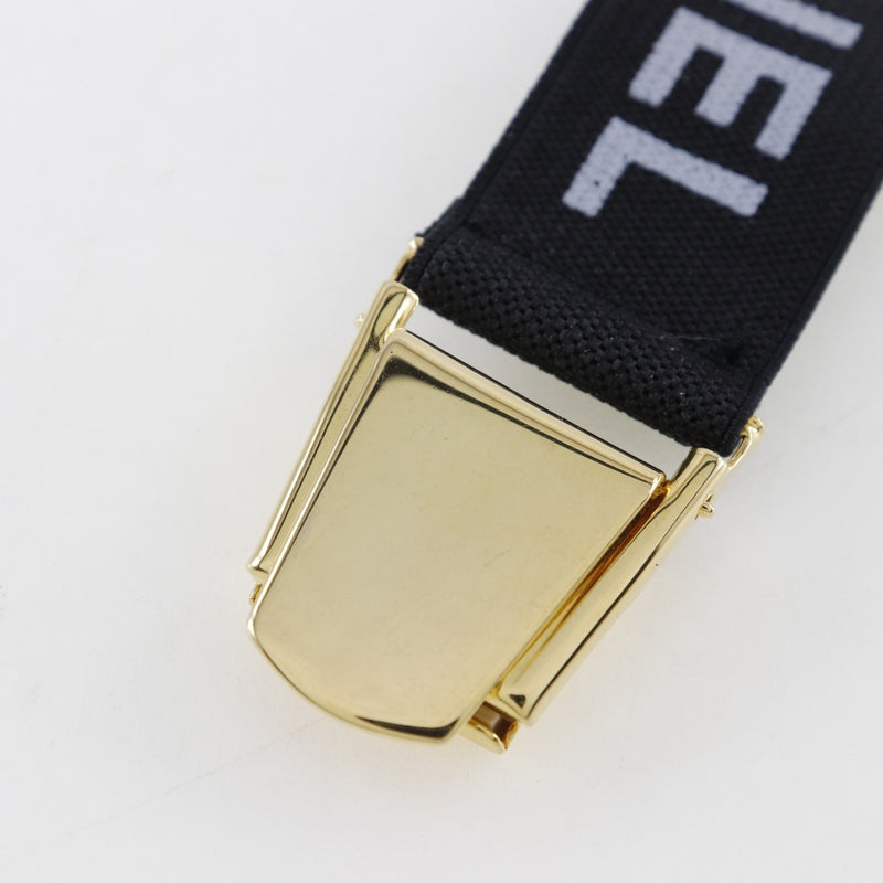 【CHANEL】シャネル
 アームバンド その他雑貨
 クリップ ロゴ ゴム×金メッキ 黒 Arm band レディース