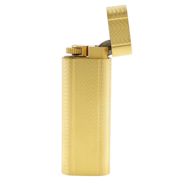 [CARTIER] Cartier 
 Roller type gasLighter Lighter
 Oval Smoking Equipment Gold Roller Gas Lighter Men's