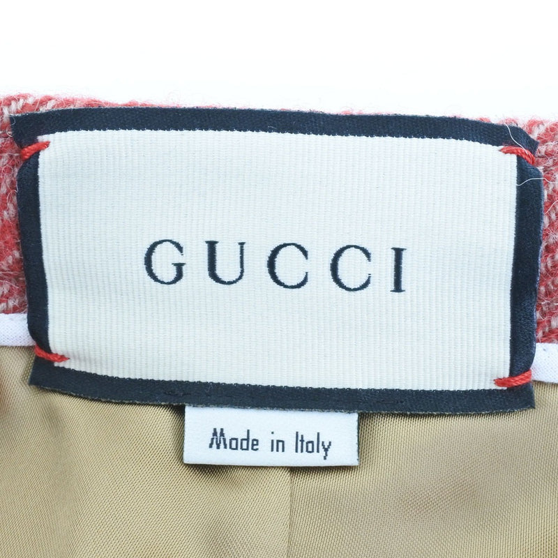 [Gucci] Gucci 
 裙装裁剪了裤子 
 羊毛红色苏洛特女士的等级