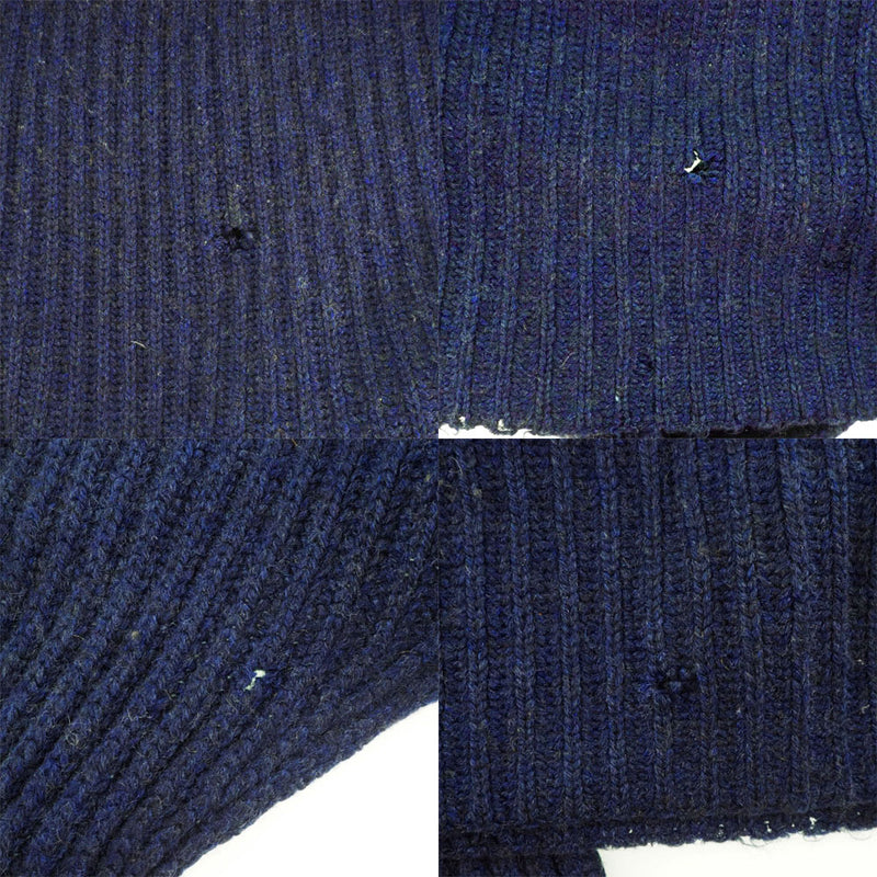 [香奈儿]香奈儿 
 严重的袖子连衣裙 
 针织徽标P32447K00690 08C羊绒海军点头女士