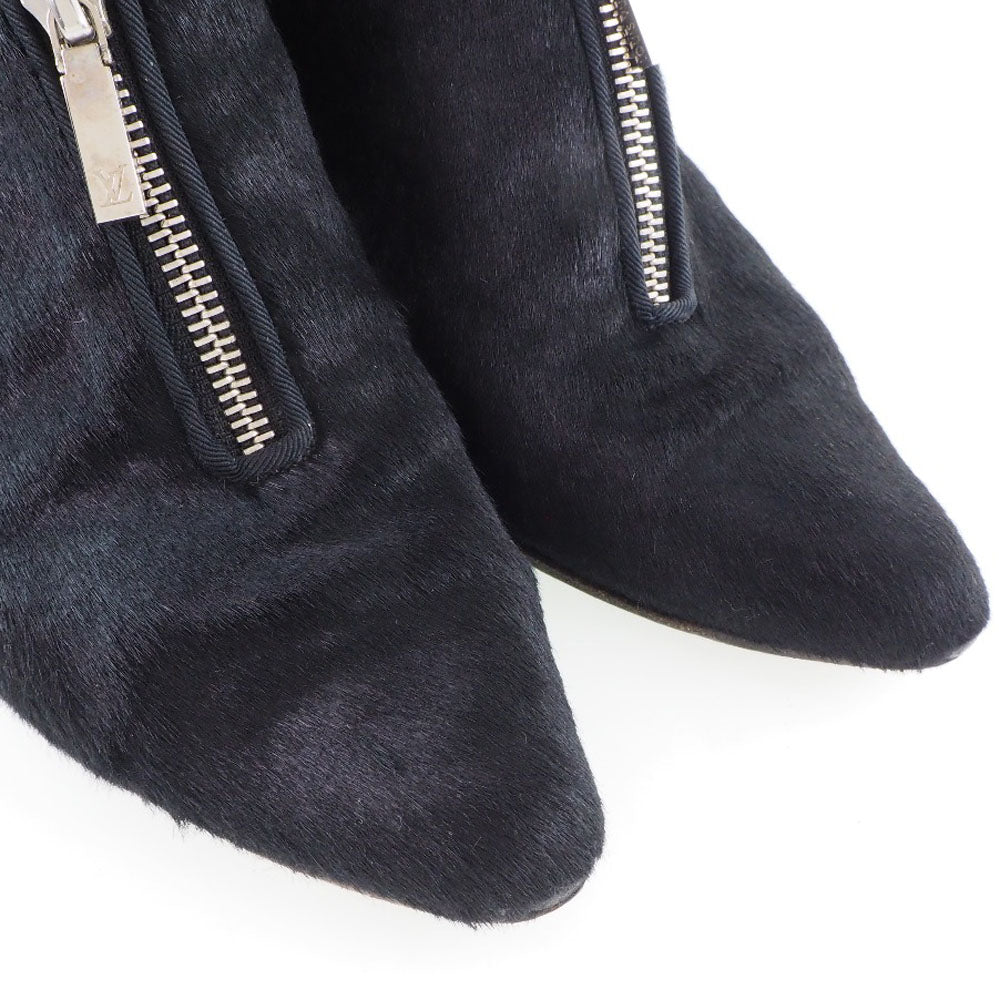 LOUIS VUITTON】ルイ・ヴィトン フロントジップ ブーティ EL0503