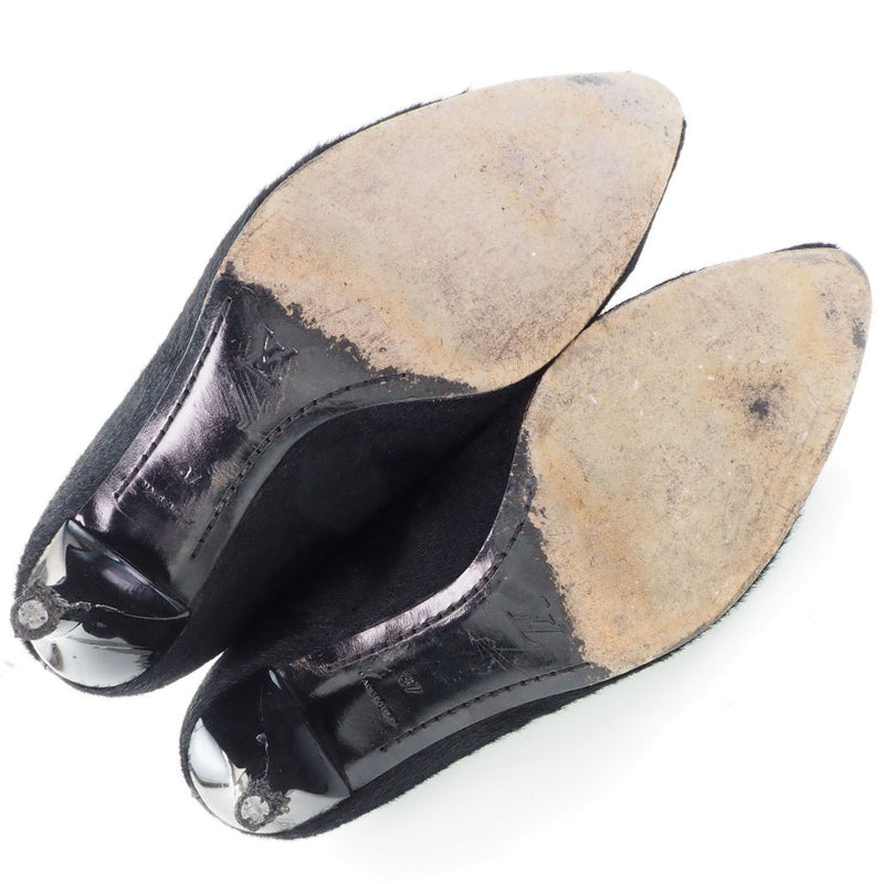 [Louis Vuitton]路易威登 
 前拉链靴 
 EL0503 Harako Black Front拉链女士