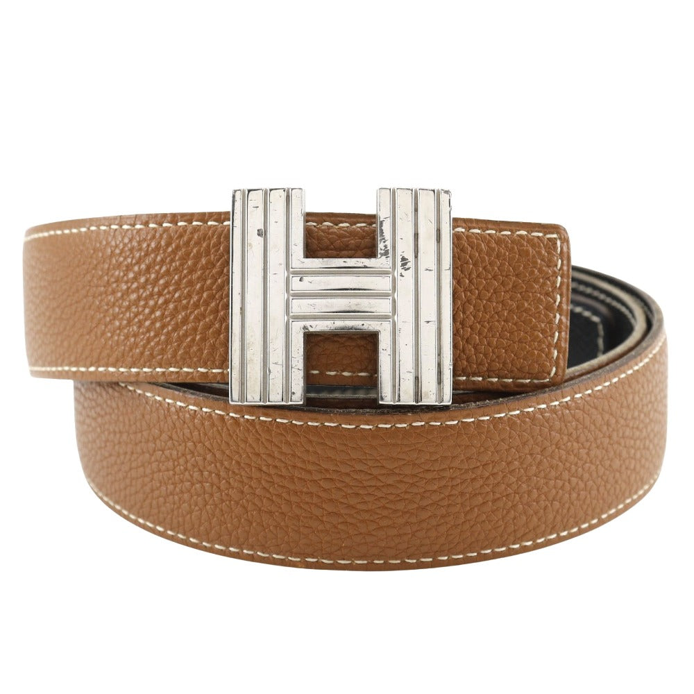 HERMES】エルメス Ｈベルト90 ベルト コンスタンス リバーシブル レザー 茶/黒 □E刻印 H belt 90 メンズB-ランク –  KYOTO NISHIKINO