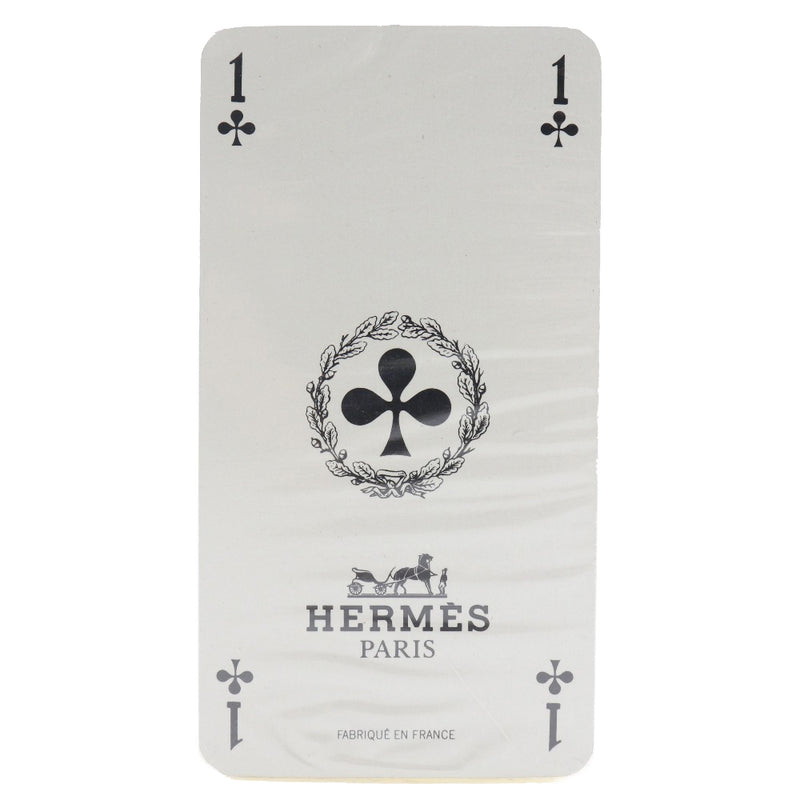 HERMES】エルメス トランプ その他雑貨 紙 オレンジ Playing cards _S