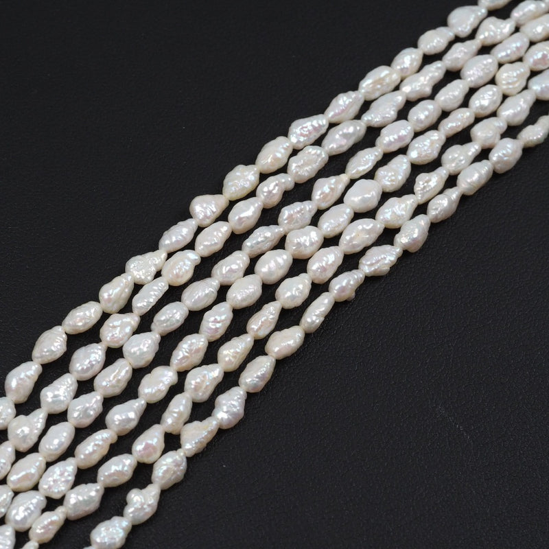 k14 本淡水パールネックレス　淡水パール　6連 楽天市場】淡水パール ネックレス 淡水パール ネックレス 普段