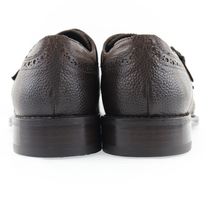 【DOUCAL'S】ドゥーカルス
 ビジネスシューズ ドレスシューズ
 ダブルモンクストラップ レザー 茶 Business shoes メンズ